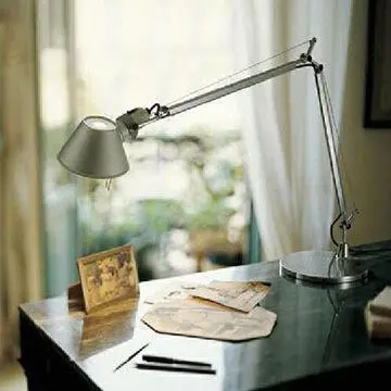 Italy Artemide Tolomeo Tavolo Modern Simple Both Arm Straw Hat Table Lamp