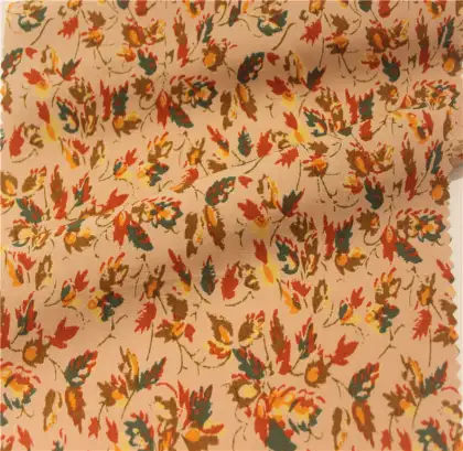 100%Ecovero rayon poplin fabric discharge printed fabric