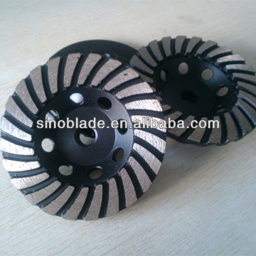 100mm M14 Floor turbo diamond grinding wheel