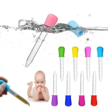 5ML Baby Medicine Dropper Feeder - Silicone Pipette for Infants