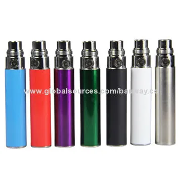 E Cigarette Ego Battery, 350/650/900/1,100/1,300mAh Battery Capacity, 7 Colors