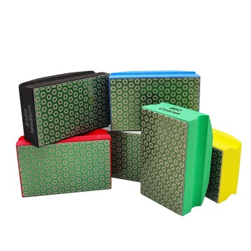 Grits 50-800 Electroplated Diamond Hand Polishing Pads for Marble, Glass, and Ceramic