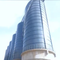 Low investment cost fly ash silo