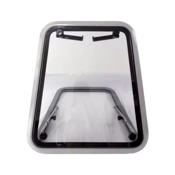 High Quntity Aluminium Porthole Tempered Glass Trapezoid Customization RV Marine Window