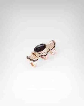 Pohon-cincin jari cincin emas plating cincin dengan kristal dan resin