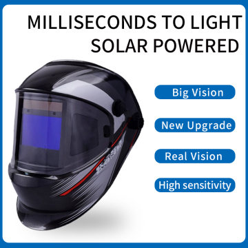 Side window large field of vision automatic darkening electric welding helmet safety welding helmet