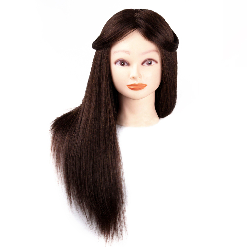 AliLeader 4# Makeup Hairstyling Barber Practice Cutting Hair Perm Hair Mannequin Head For Training