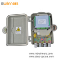 กล่องกระจาย Ftth Ip65 8 หลักกันน้ำแยกไฟเบอร์ออปติกพลาสติก