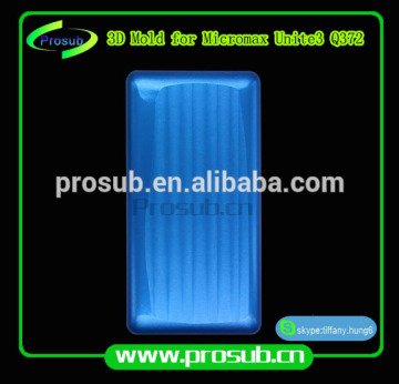 3D sublimation mobile phone case cover plastic injection mould for SFM-Micromax Unite 3 /Q372