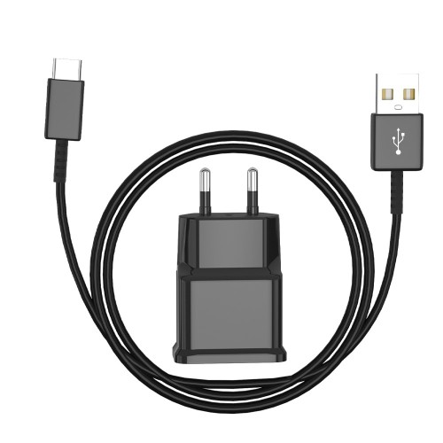 15W Wall Charger with USB-C Type-C Charger Cable