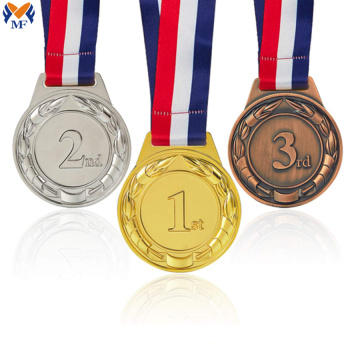 Оптовая спортивная золотая медаль серебряная медаль бронзовая медаль