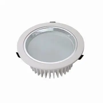 LED Ceiling Light with 144-155mm Cut Hole, White Housing