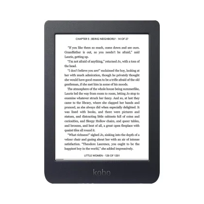 Kobo Nia 6-inch E-Reader with Glare-Free Touchscreen, Adjustable Brightness, and WiFi