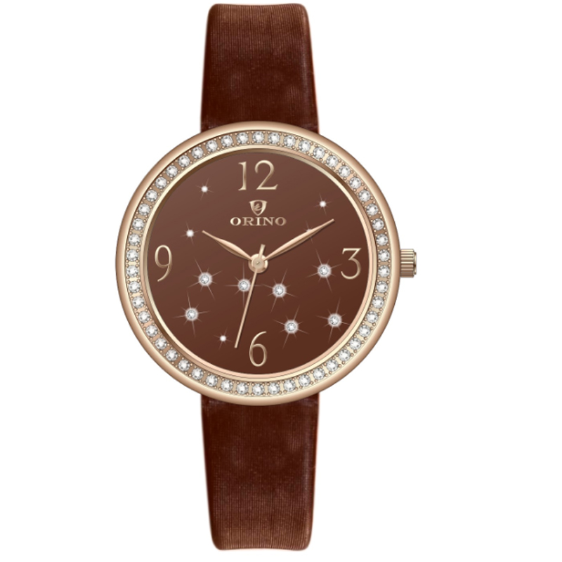 Diamantes de acero inoxidable Reloj de Reloj Case Lady's