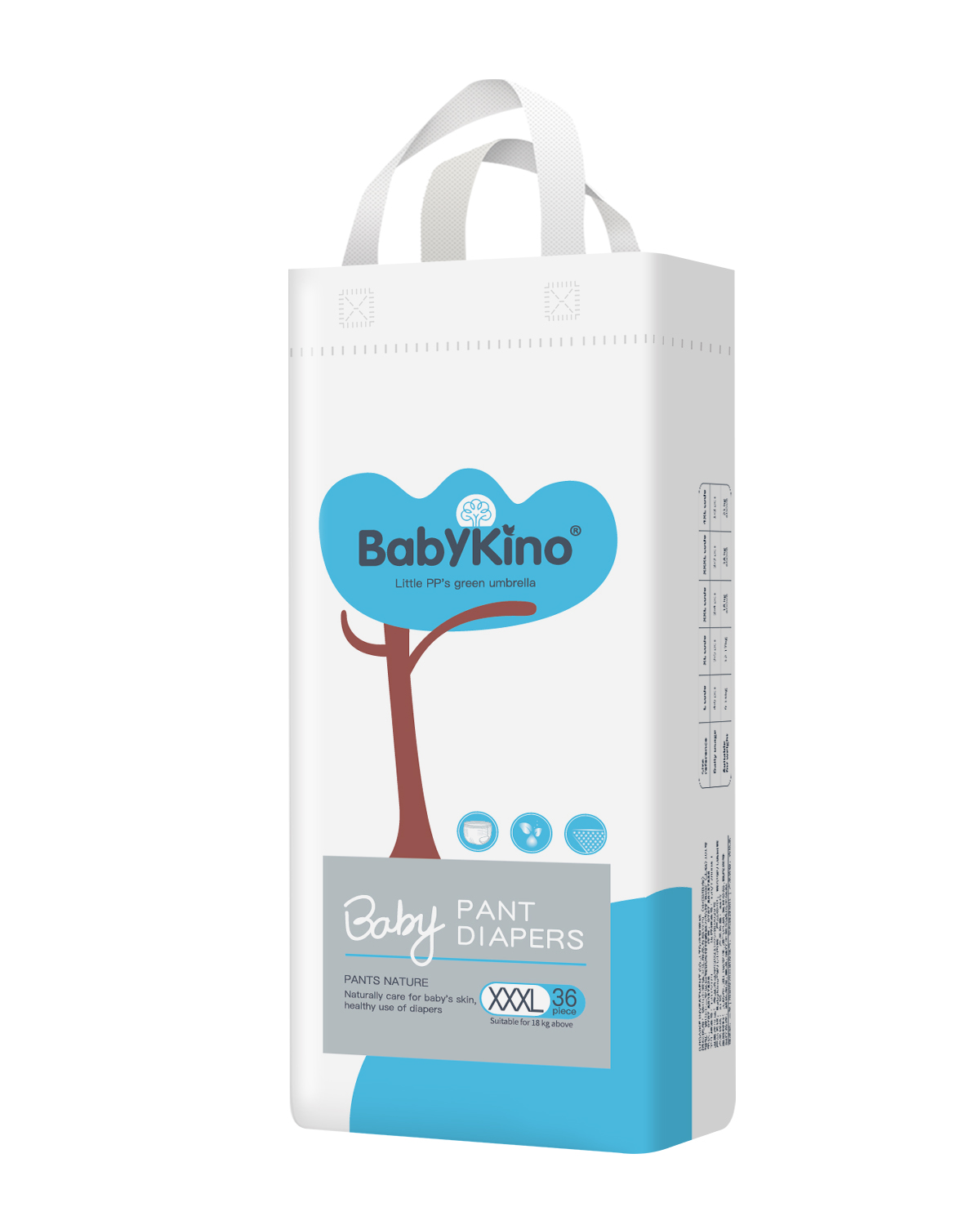 New design waterproof lunch baby diapers