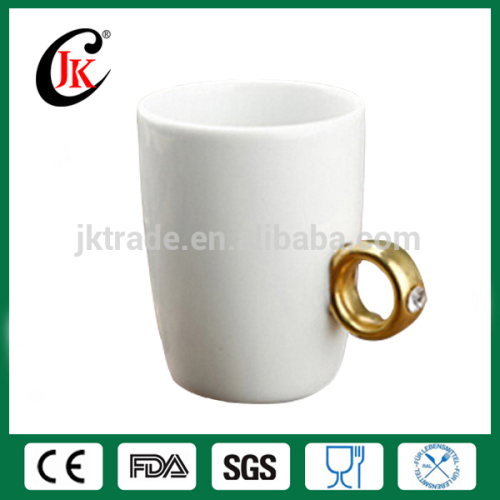 Wholesale ceramic diamond riing mug for Valentine's day