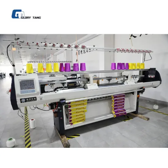 Computerized Single System Flat Knitting Machine for Knitted Collars