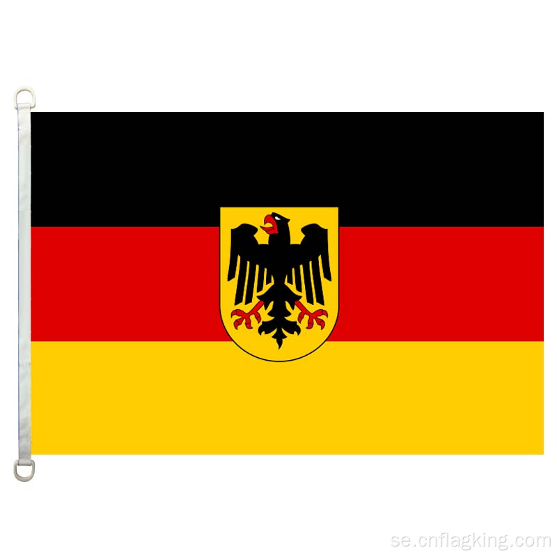 Tyskland_ (delstat) med örnflagga 90 * 150cm 100% polyster