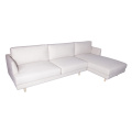 Sofa in witte stof Burrard