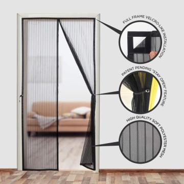 Magnetic Screen Door Keeps Bugs Out