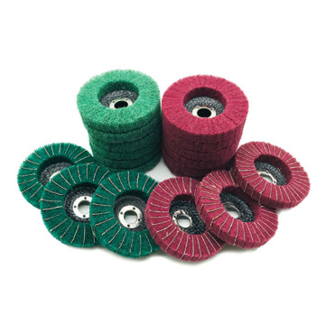 Đĩa bánh xe không dệt 100mm với vải làm sạch
