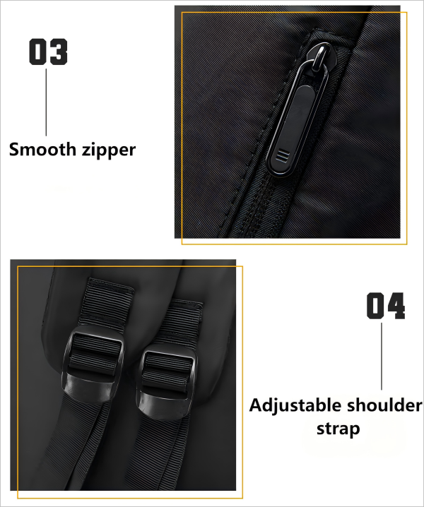 Durable roll-top laptop backpack for commuters