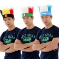 Cheering Wig Headband Featuring American and Mexican Flags
