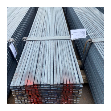 Hot Rolled and Galvanized Finish 20x20 Square Bars in S275JR with Cutting and Processing Services - Cold Drawn Options Available