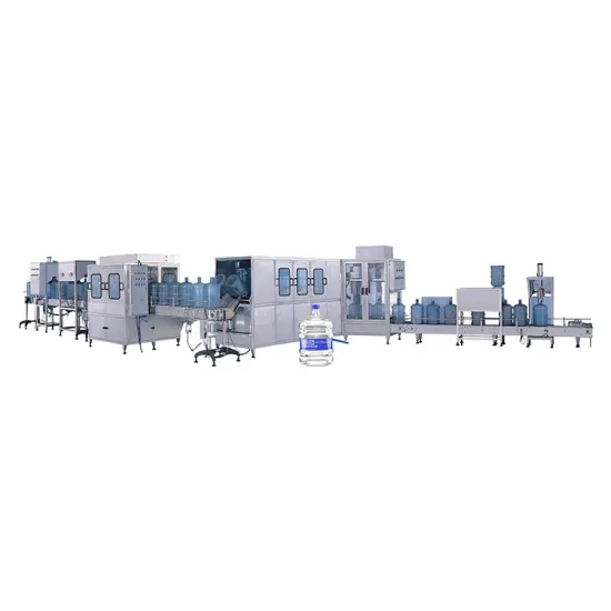 Automatic 3-5 Gallon Water Barrel Production Line: Washing, Filling, Sealing Machine