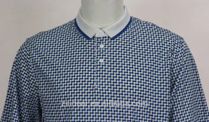 silk/cotton business polo t-shirt