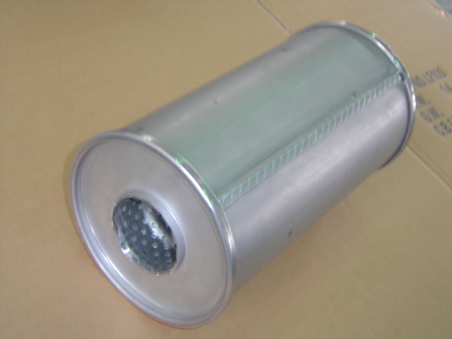 Round Aluminized Muffler