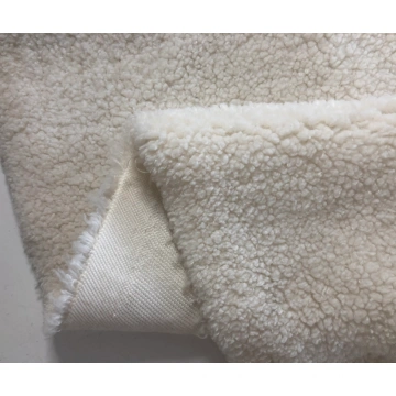 One Side 100% Polyester Sherpa Fleece Fabric China Manufacturer