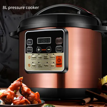 2022 8L 1300W Commercial Pressure Cooker - Electronic Digital Pressure Pot Cooker