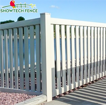 Hot Sale Showtech 4 Vinyl Picket Fence/Swimming Pool Fence