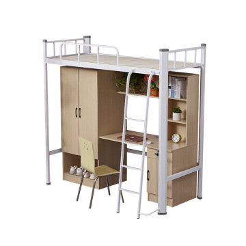 Letto a castello del dormitorio scolastico all'ingrosso con scrivania
