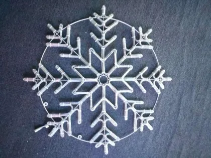 Outdoor Hanging Christmas Snowflakes