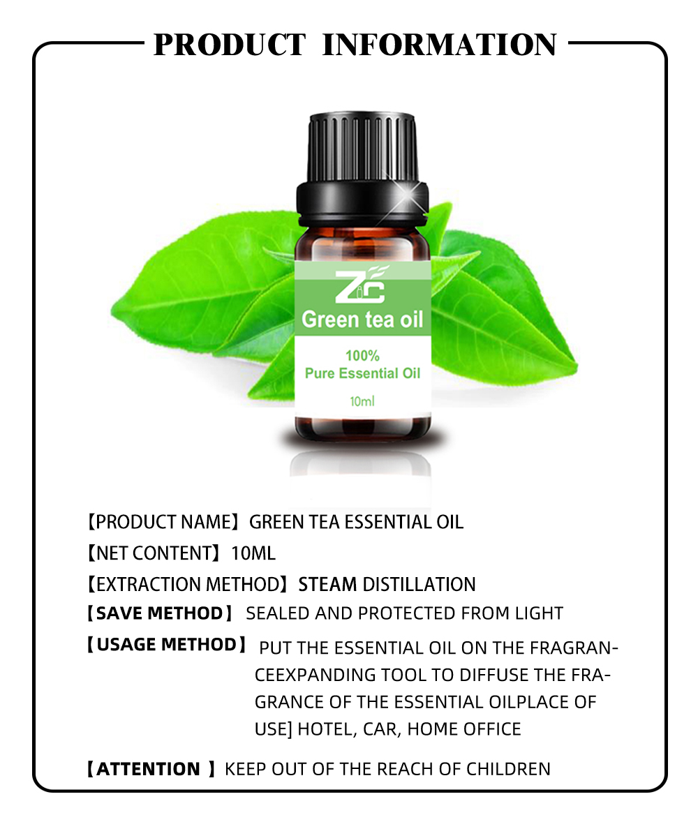 Premium Grade Green Tea Essential Oil for Diffuser