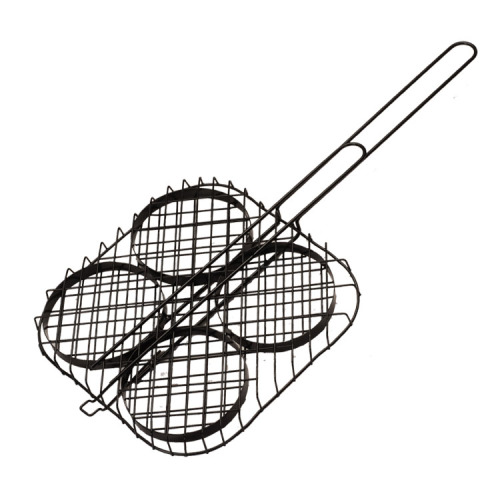 Non-stick Hamburger bbq wire grill basket