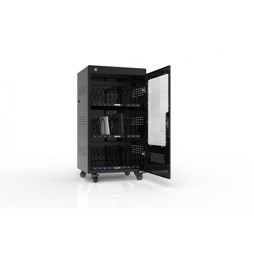 30 laptop charging computer cart with storage
