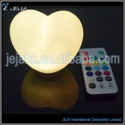 Floating Waterproof RGB Remote Controlled Heart Light Night Light