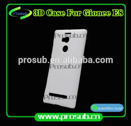 3d sublimation diy blank cell phone case cover skin for Prosub-Gionee E8