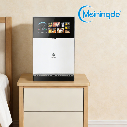 Moderno dispenser d'acqua bianco a parete