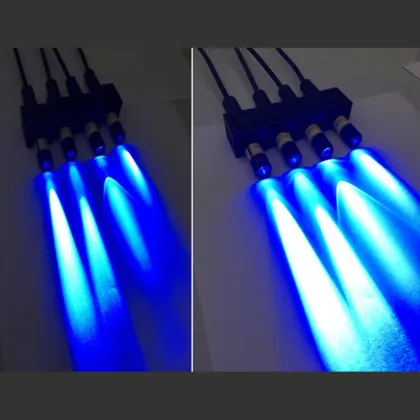 UV-LED Spot Light Sources for Adhesive Electronics