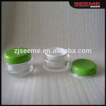 Round Shape Acrylic Cream Jar For Cosmetic Packaging /cosmetic twist up container/cosmetic packaging jar
