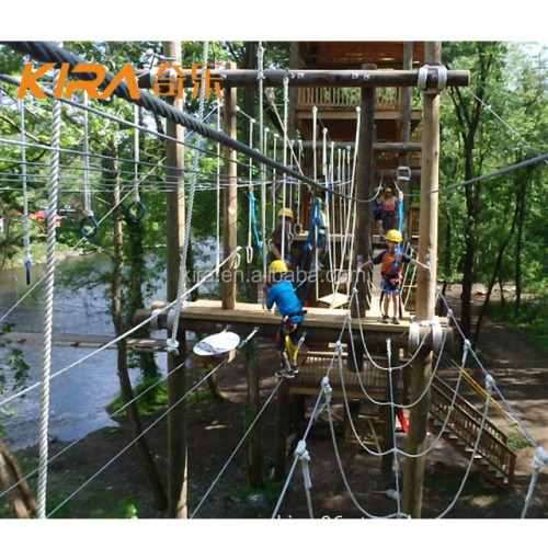 Top Tree Outdoor Adventure: High-Quality Adult and Children Interaction Ropes Course
