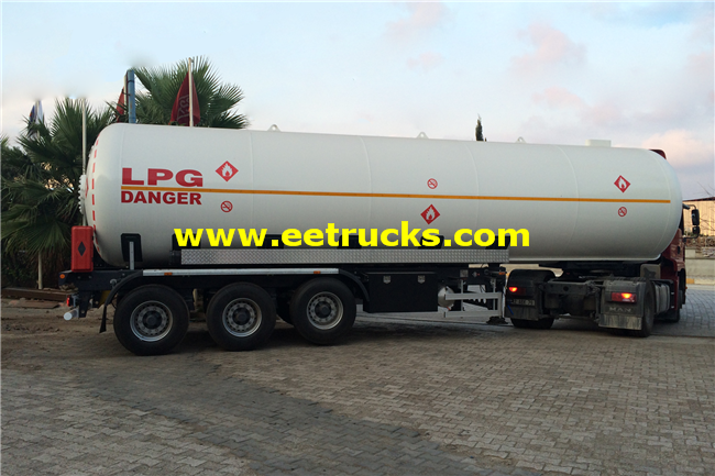 56m3 LPG Delivery Semi-Trailers