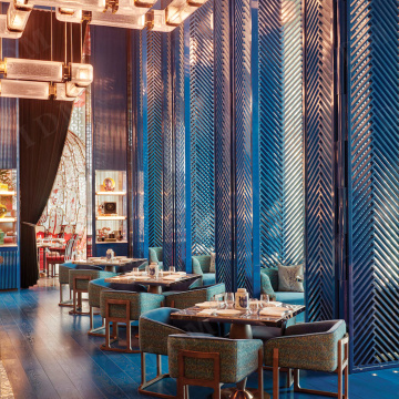 Sillas de asientos de stand de restaurante muebles de café moderno
