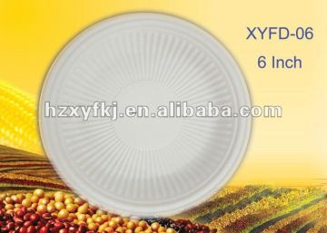 Biodegradable disposable plastic 6 inch plastic candy plate