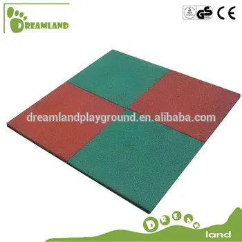 Eco-friendly top quality children rubber tiles outdoor playground