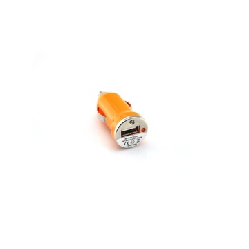 Mini Bullet USB Car Charger For iPhone 5 Orange